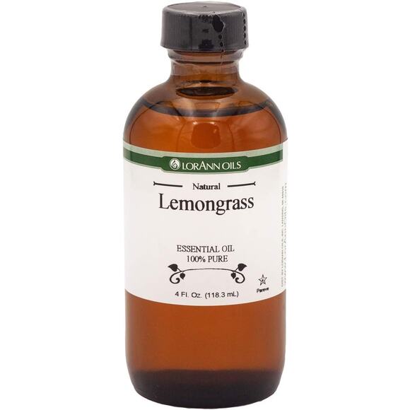 Lorann Oils 100% Pure Natural Lemongrass Essential Oil 4 Ounce Bottle - Picture 1 of 4